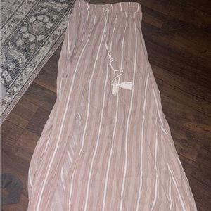 maxi skirt with slit
